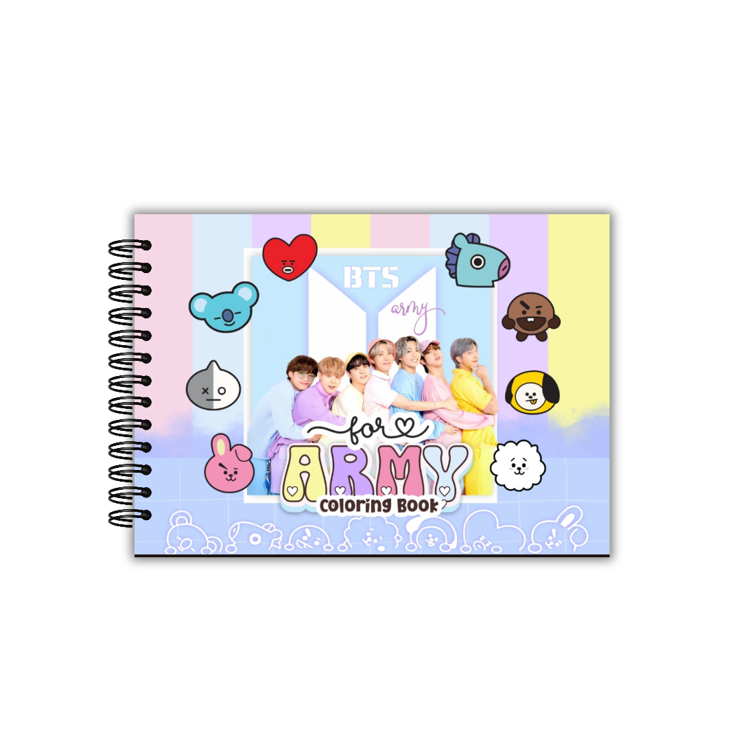 Libro de colorear BTS