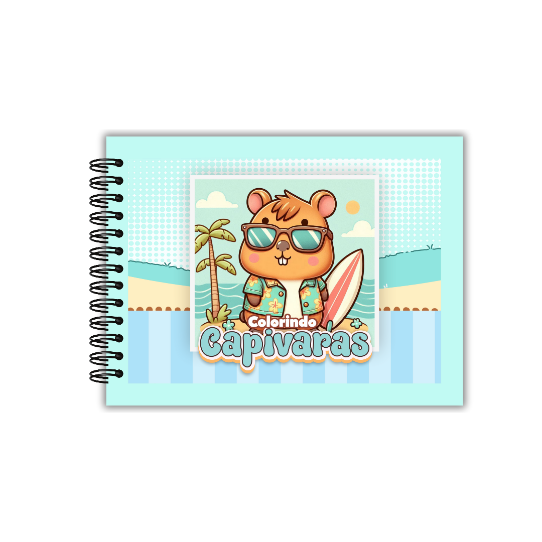 Libro de colorear capy