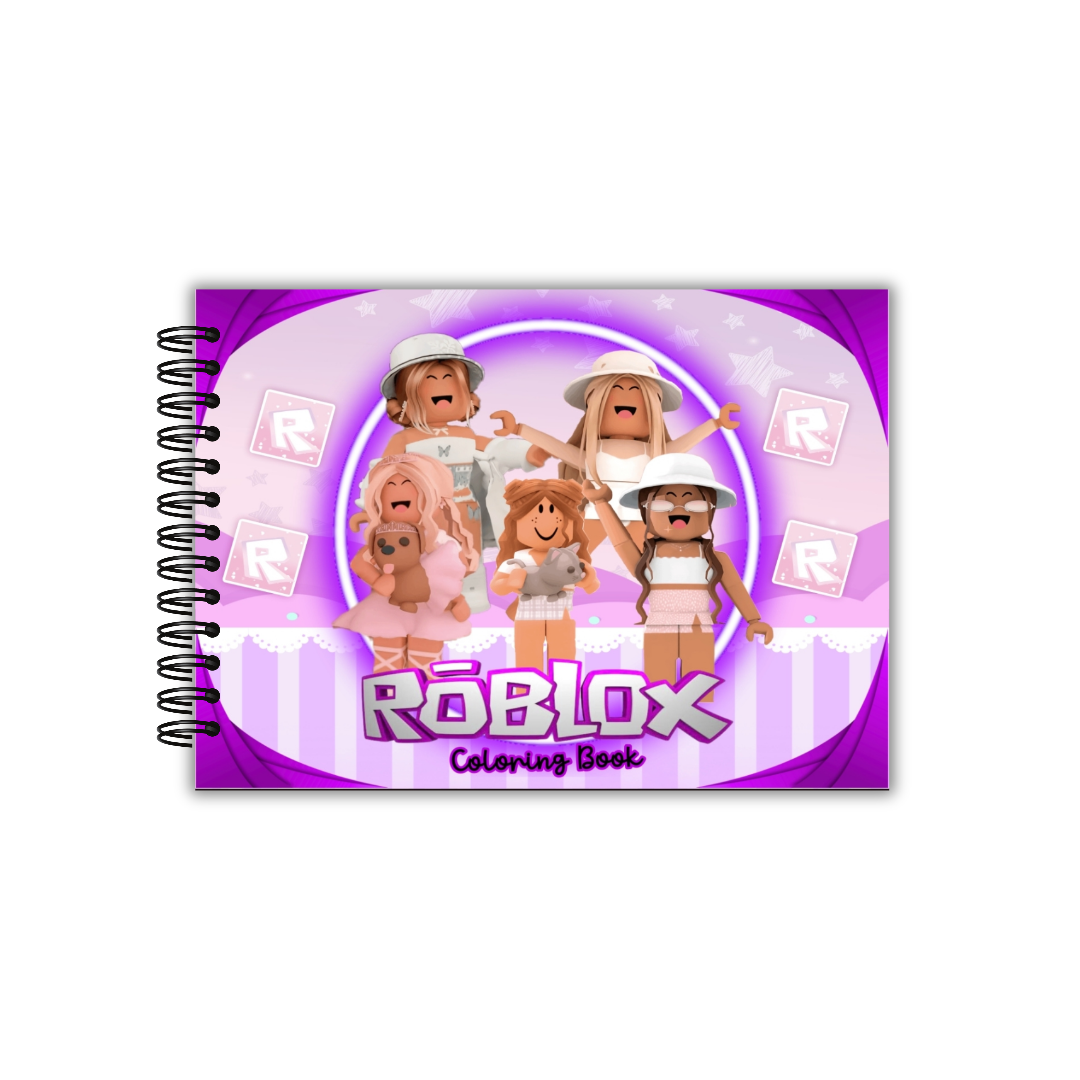 Libro de colorear roblox niña