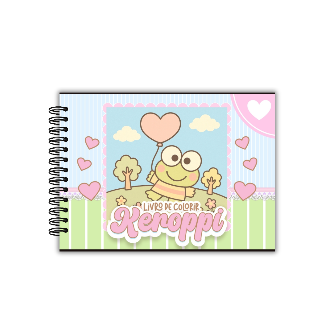 Libro de colorear keroppi