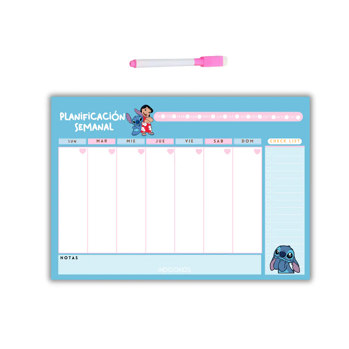 Planificador Magnético Semanal Menús | Nómadas Kids