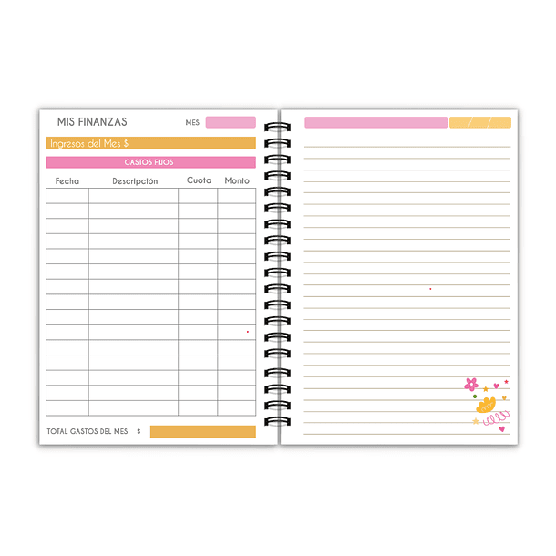 Planner Orange 8