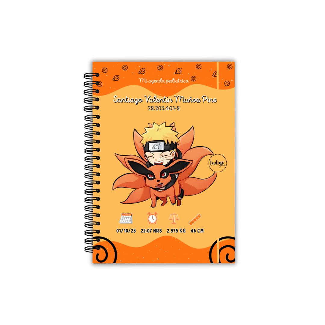 Agenda pediátrica Naruto