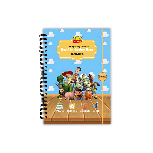 Agenda pediátrica Toy story 1