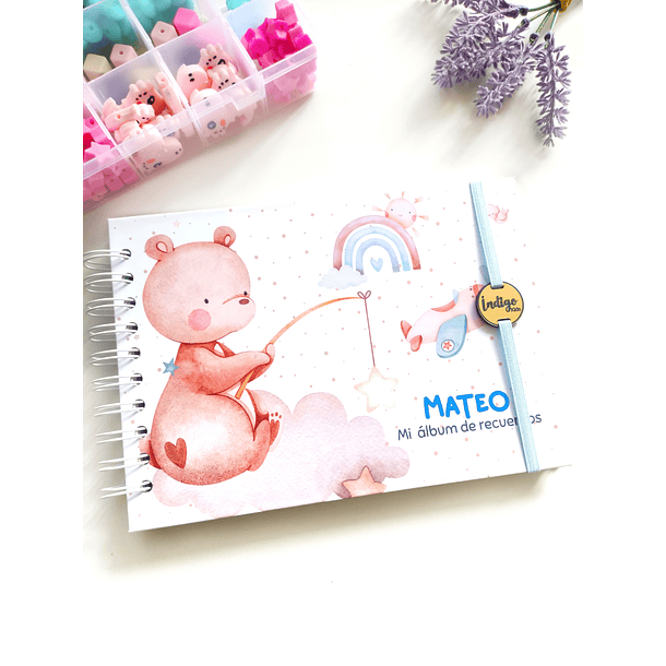 Álbum de recuerdos osito pescador 1