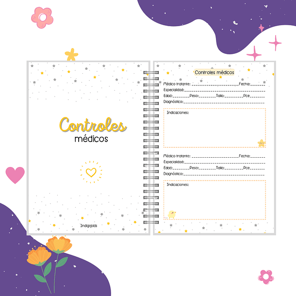 Agenda pediátrica bluey y bingo 3