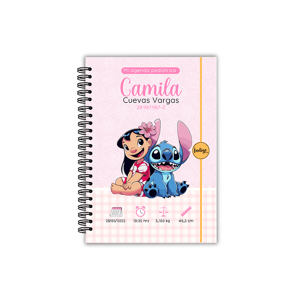 Agenda pediátrica lilo y stitch 1