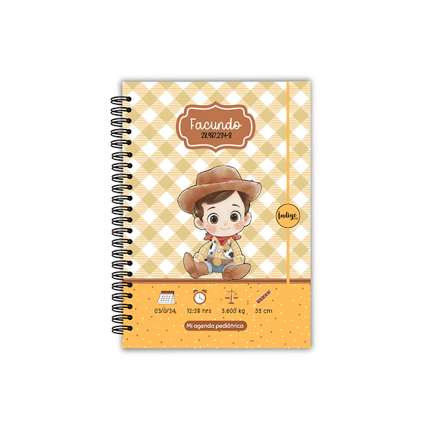 Agenda pediátrica woody toy story 1