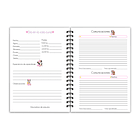 Libreta de comunicaciones sala cuna Minnie bebe 4