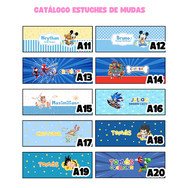Estuche para mudas del bebé 🍼 9
