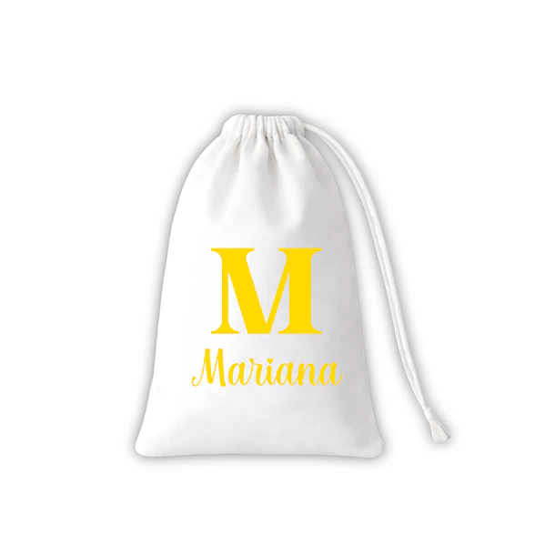 Bolsa / saquito impermeable multiuso - Amarillo