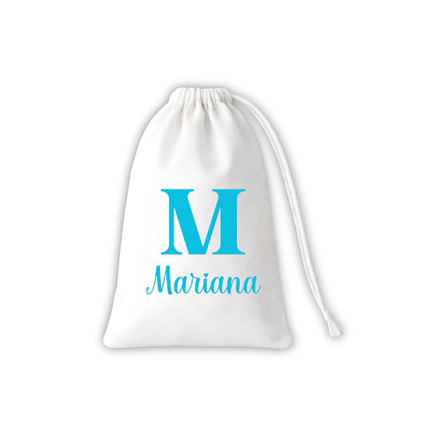 Bolsa / saquito impermeable multiuso - Celeste
