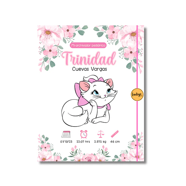 Archivador pediátrico Gatita Marie