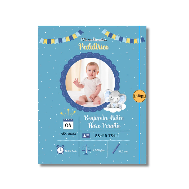 Archivador pediátrico elefantito