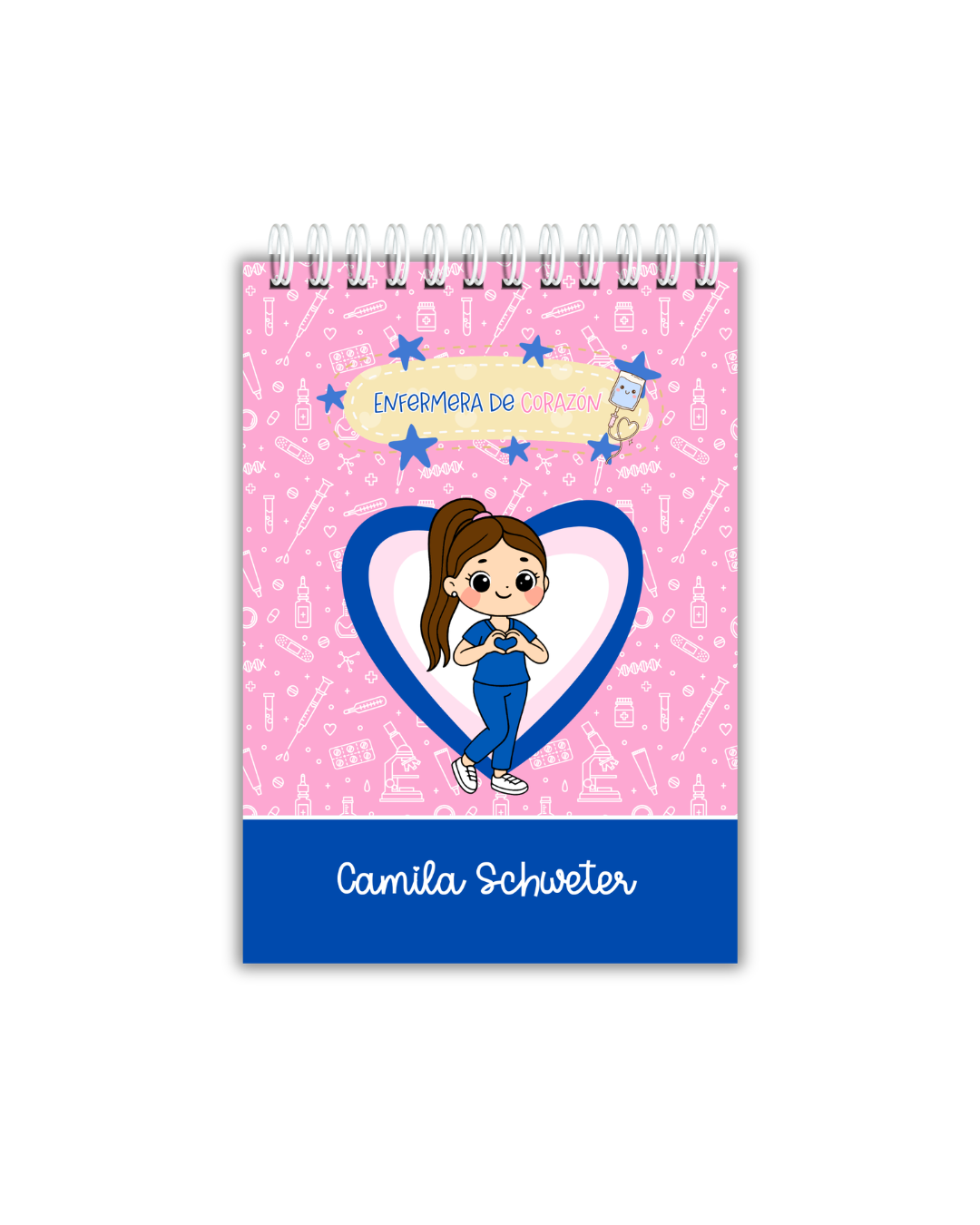 Libreta de notas enfermera