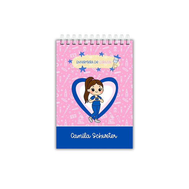 Libreta de notas enfermera