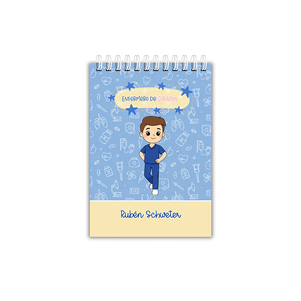 Libreta de notas enfermero