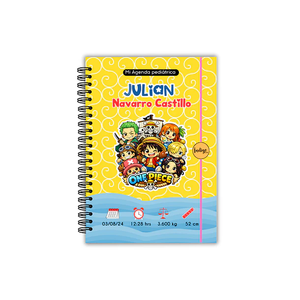 Agenda pediátrica One piece