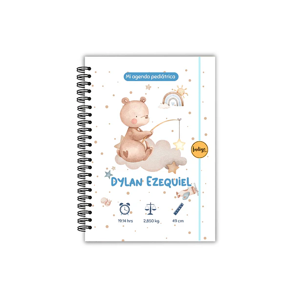 Agenda pediátrica osito pescador  1