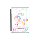 Agenda pediátrica unicornio arcoiris  1