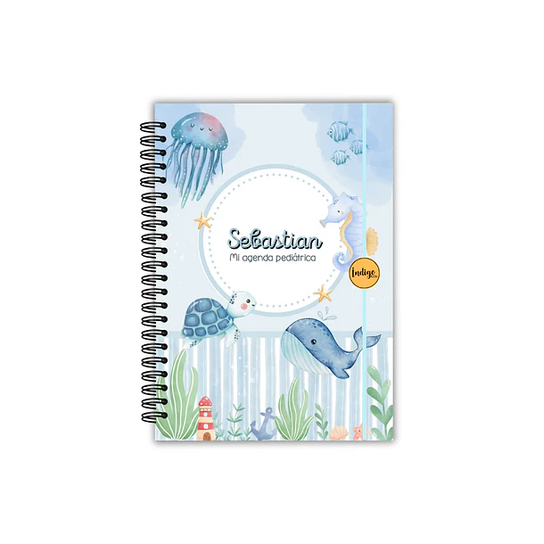 Agenda pediátrica fondo submarino 