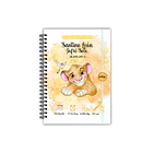 Agenda pediátrica Simba acuarela, rey león 1
