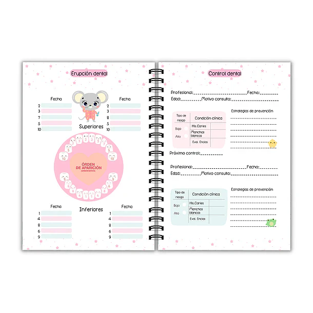 Agenda pediátrica inicial conejita  8