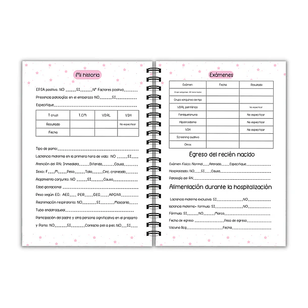 Agenda pediátrica dinosaurio arcoiris 5