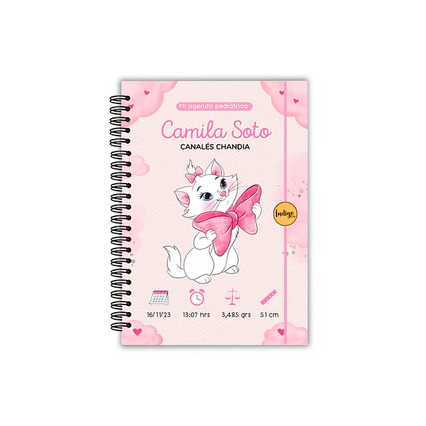 Agenda pediátrica Gatita Marie