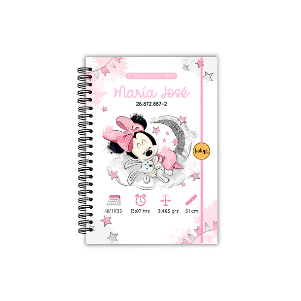 Agenda Pediátrica minnie durmiendo