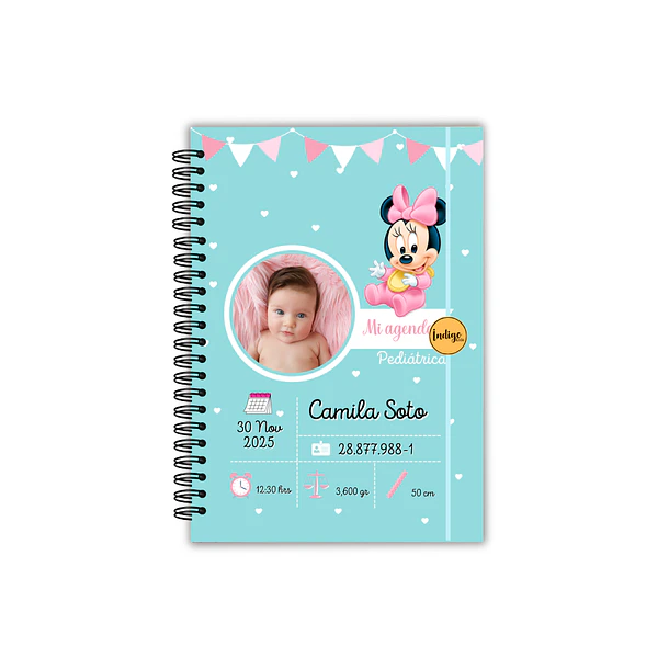Agenda pediátrica Minnie Calipso 
