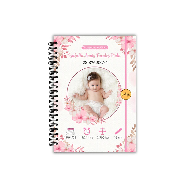 Agenda pediátrica flowers 1