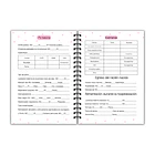 Agenda pediátrica mariposas  pastel 5