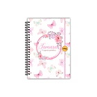 Agenda pediátrica mariposas  pastel 1