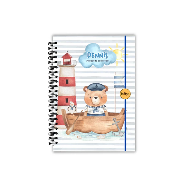 Agenda pediátrica osito marineroo 1