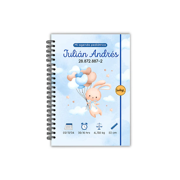 Agenda pediátrica conejin nubes 1