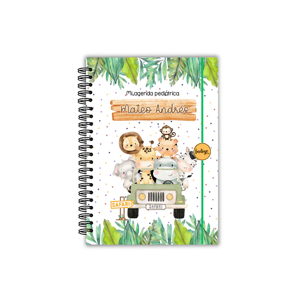 Agenda pediátrica viaje safari 