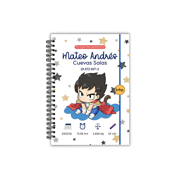 Agenda Pediátrica principe Vegeta