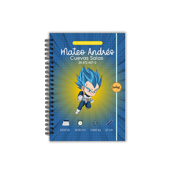 Agenda Pediátrica  Vegeta azul 1