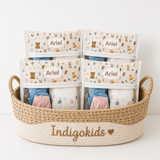 Kit 4 Estuches para mudas del bebé (colección animalitos) 1