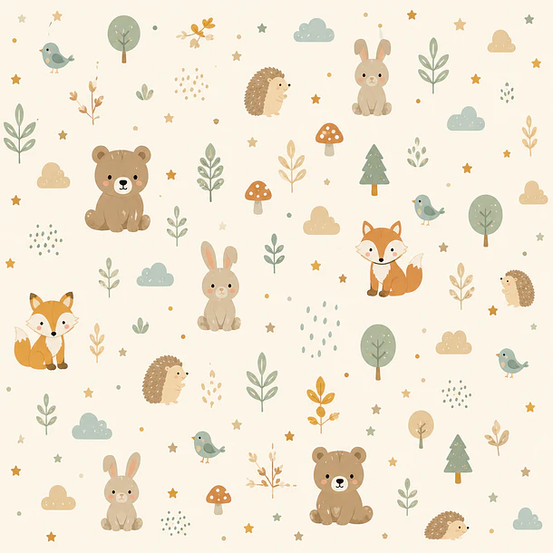 Kit 4 Estuches para mudas del bebé (colección animalitos) 4