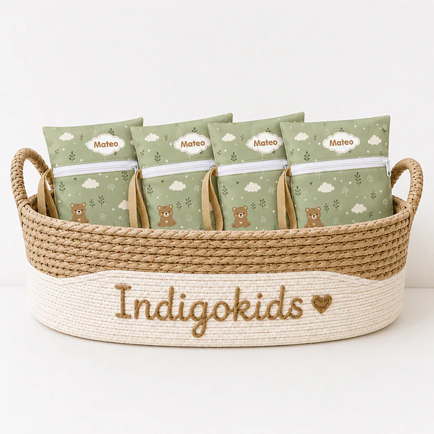 Pack 4 bolsas impermeables con cierre 1