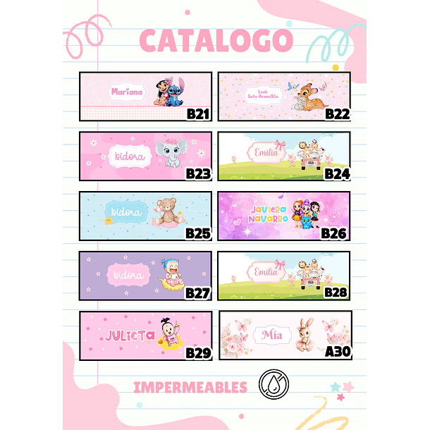 Set de 3 Estuches de muda diseños varios 4