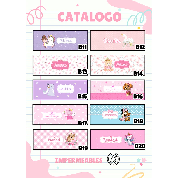 Set de 3 Estuches de muda diseños varios 3