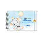 Libro buenos deseos baby shower elefante 1