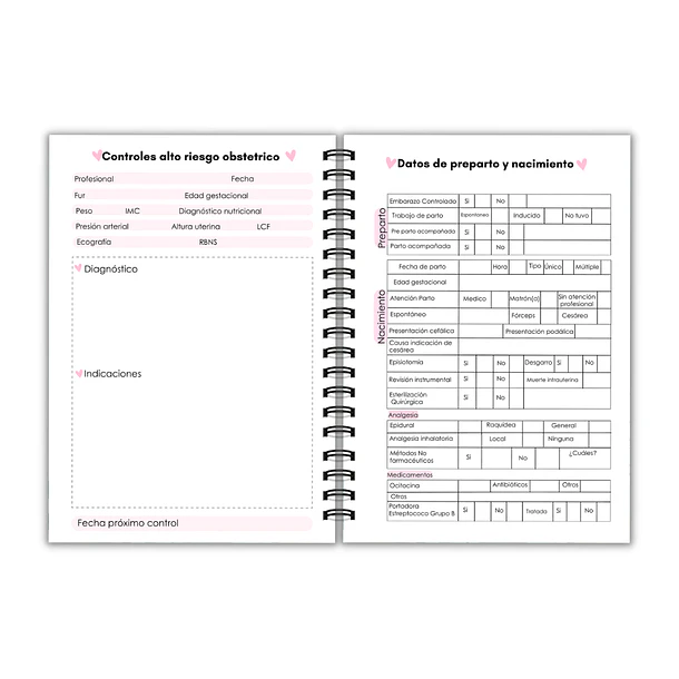 Agenda prenatal amor azul 11