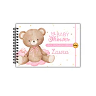 Libro de buenos deseos baby shower osita peluche  1