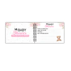 Libro de buenos deseos baby shower osita peluche  2