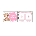 Libro de buenos deseos baby shower osita peluche  4