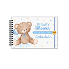 Libro de buenos deseos baby osito café  1